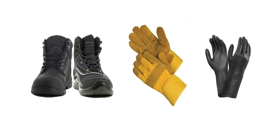 Safety Shoes & Gloves