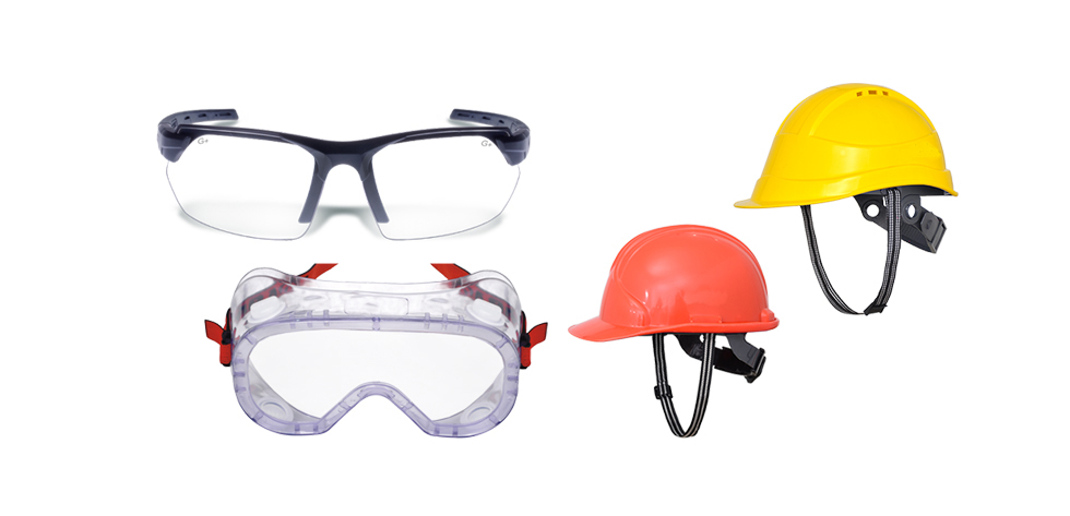 Safety Goggles & Helmet
